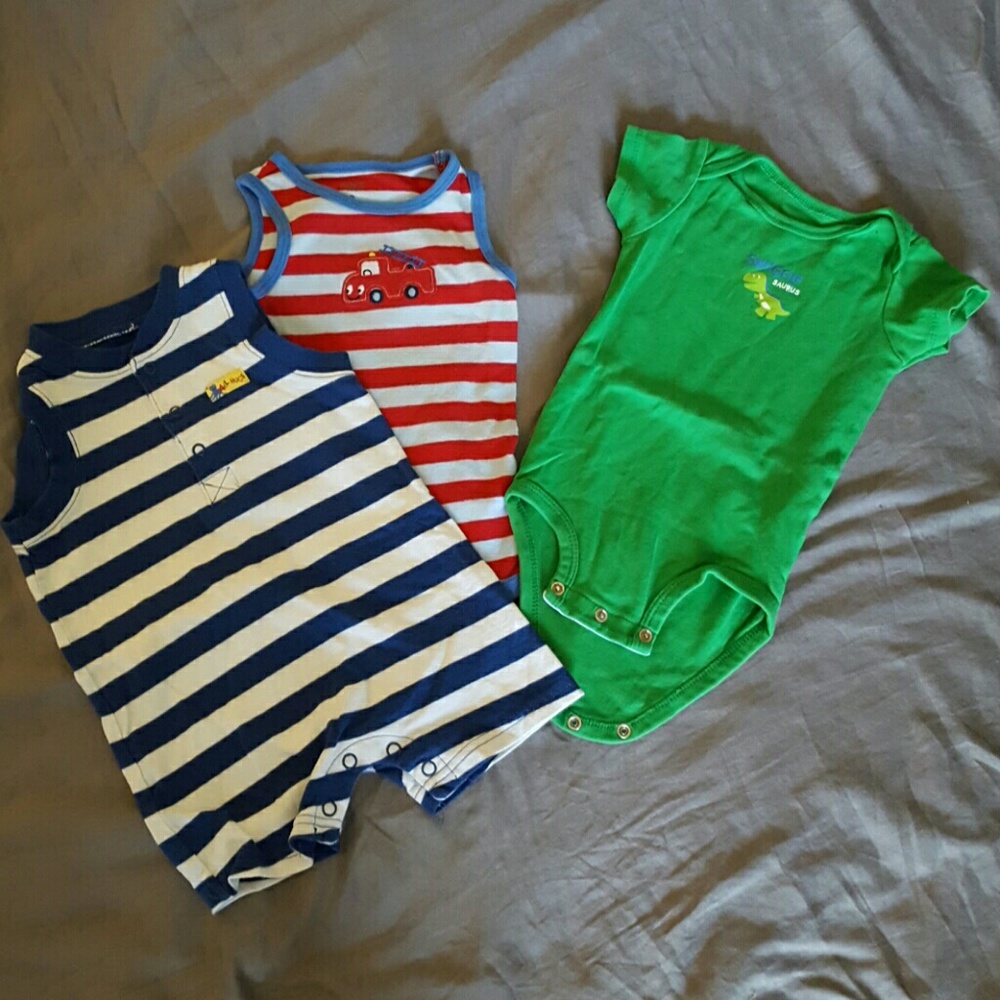 Carters baby boy one piece bundle